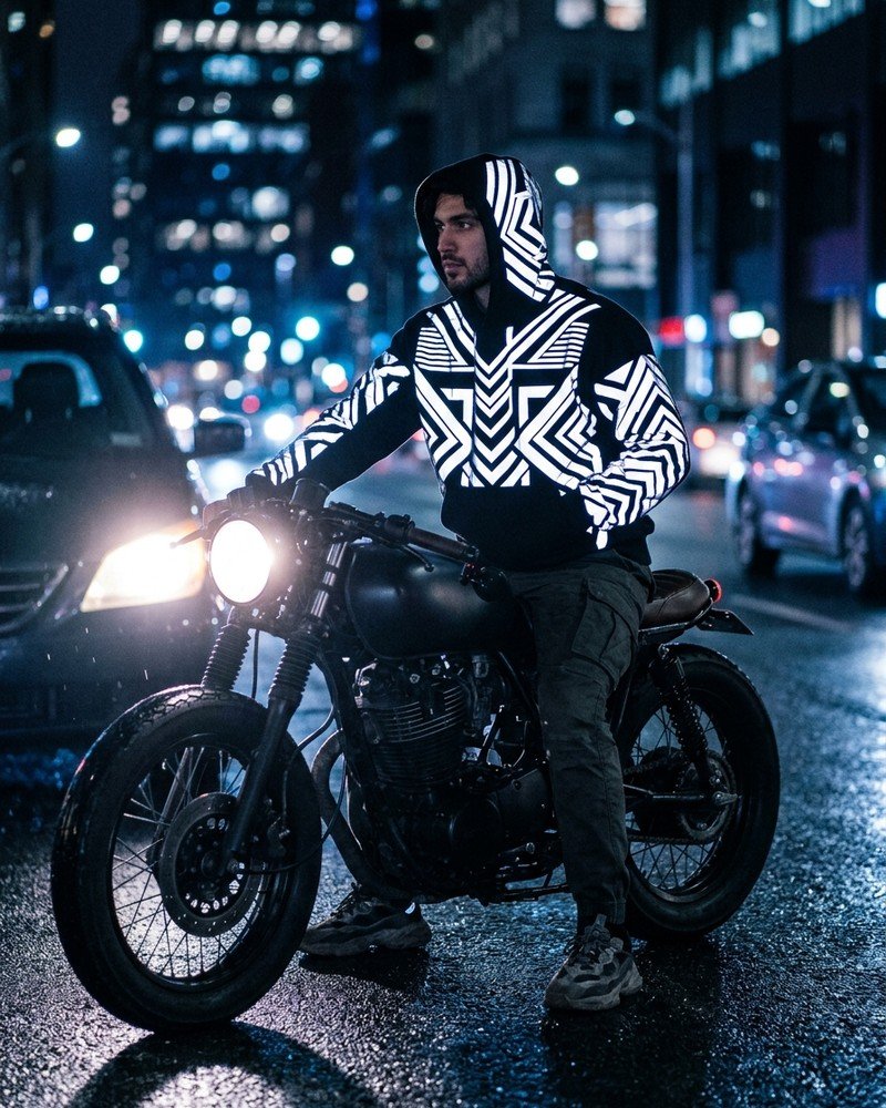 IX-01R Nightline Reflective Hoodie